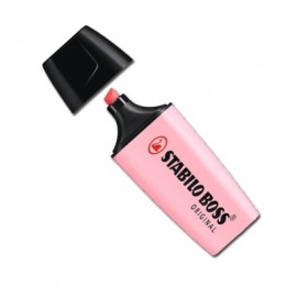 Resaltador Stabilo boss rosa pastel 70/129