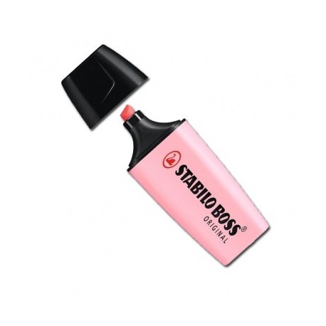 Resaltador Stabilo boss rosa pastel 70/129