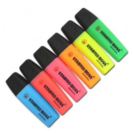 Resaltador Stabilo boss original surtido con 6 piezas