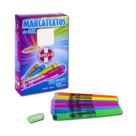 Resaltador Shely gel morado