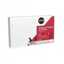 Tarjeta 5 x 8 raya con 100 piezas Rayter