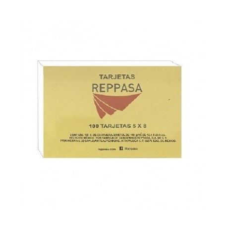 Tarjeta 5 x 8 raya con 100 piezas Ramsa