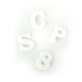 Letras plastico para pizarrón 20 mm con 960 piezas Argos