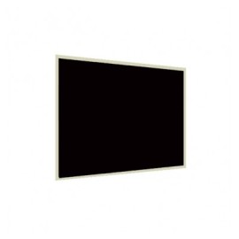 Pizarrón negro 90*1.20mt Argos para marcador con marco de aluminio