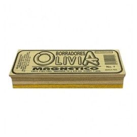 Borrador para pizarron con iman olivia número 7