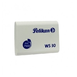 Goma ws-30 Pelikan (blanca mediana) con 30 piezas