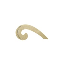 Regla curva francesa madera