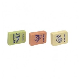 Goma Factis nature colores con 60 piezas
