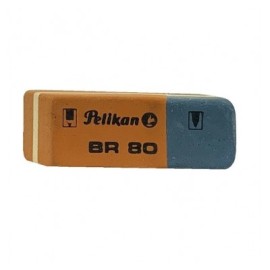 Goma br-80 Pelikan (azul/roja chica) con 80 piezas