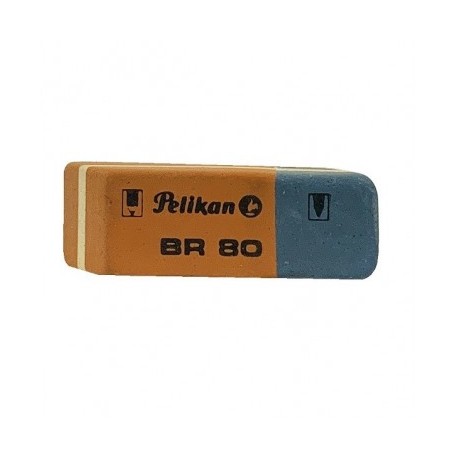 Goma br-80 Pelikan (azul/roja chica) con 80 piezas