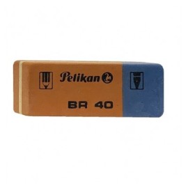 Goma br-40 Pelikan (azul/roja grande) con 40 piezas