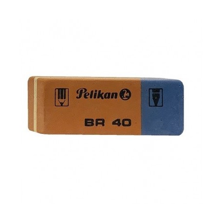 Goma br-40 Pelikan (azul/roja grande) con 40 piezas