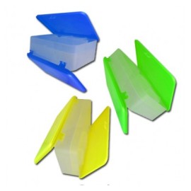 Lapicera plastico doble compartimiento de calidad