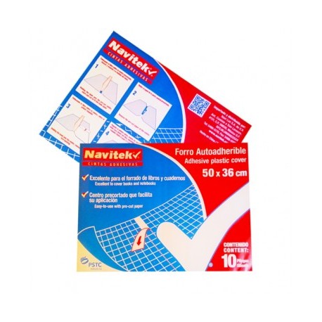 Forro precortado para libro 50 cms. x 36 cms. Navitek