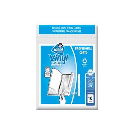 Forro profesional vinil Ideal corto con 10 pz