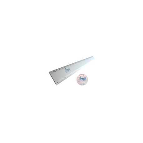 Regla aluminio 40 cms