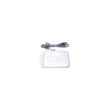 Porta gafete Sablon 7.3 x 11.4 cm con cordon