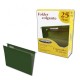Folder accoflex tamaño carta verde con 25 piezas Acco (colgante)