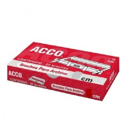 Broche Acco 7 cms con 50 piezas