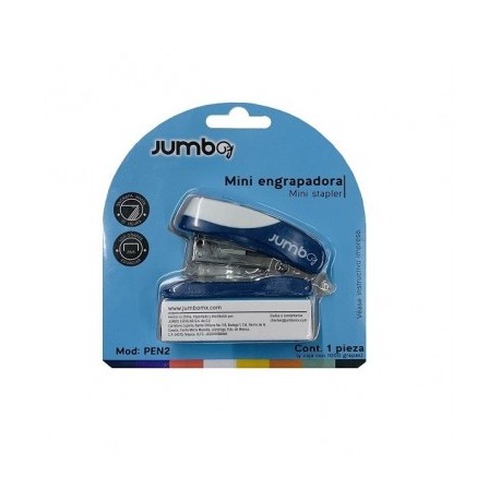 Engrapadora mini standard marca Jumbo (pen2) con 1000 grapas